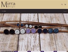 Tablet Screenshot of mirradesigns.ca